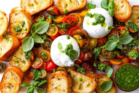 Αυθεντική Ιταλική Burrata 125g κομμένη με κρεμώδη υφή - Ιταλικά Τυριά Χονδρική για Pizzerias & Εστιατόρια - Interfood