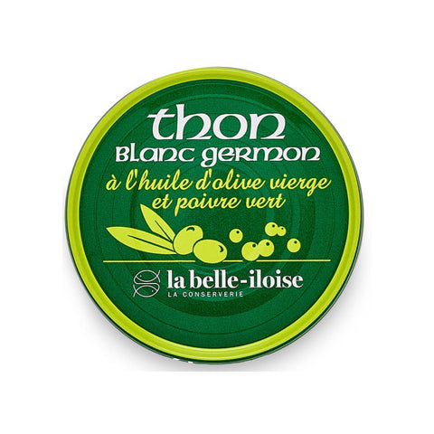 Τόνος Λευκός (Germon) σε Έξτρα Παρθένο Ελαιόλαδο με Πράσινο Πιπέρι 160g