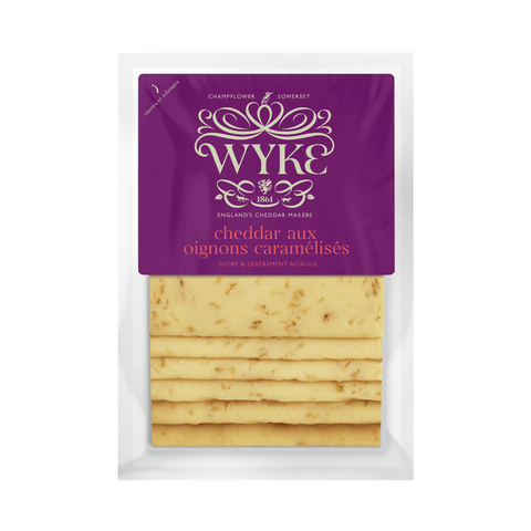 Cheddar Φέτες με Καραμελωμένα Κρεμμύδια