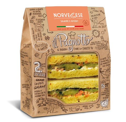 Pagnotto Norvegese (Σολομός • Αβοκάντο) 160g