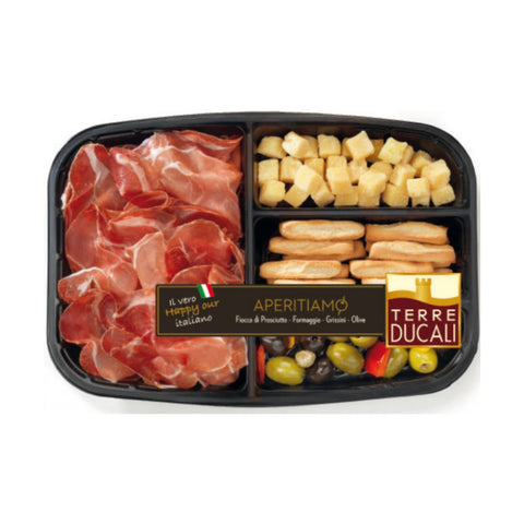 Aperitiano Prosciutto Provolone Κριτσίνι Ελιές 150g