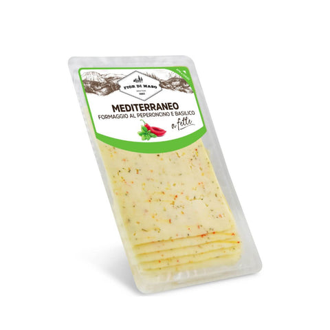 Τυρί με Βασιλικό και Τσίλι Φέτες 110g